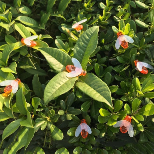 Lampe de fée décorative guirlande lumineuse blanche de jardin d'extérieur de 6.5m 30 LEDs Bee solaire actionnée solaire avec le panneau solaire 100mA / 1.2V SH59631647-05