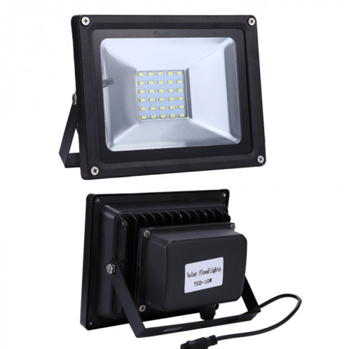 Lumière d'inondation de puissance solaire imperméable de TGD 10W IP65, 30 lumières intelligentes de LED avec le panneau solaire et à télécommande SH5983727-016