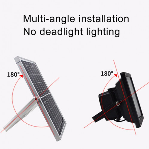 Lumière d'inondation de puissance solaire imperméable de TGD 10W IP65, 30 lumières intelligentes de LED avec le panneau solaire et à télécommande SH5983727-016