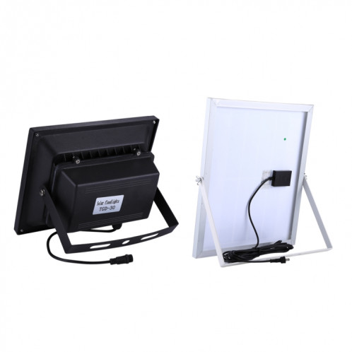 Lumière d'inondation solaire imperméable de TGD 30W IP65, lumière intelligente de 54 LEDs avec le panneau solaire et à télécommande SH5984735-016