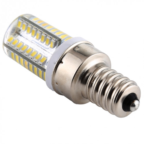 E12 SMD 3014 64 LED Dimmable LED Corn Light, AC 220V (lumière blanche) SH00WL1771-06