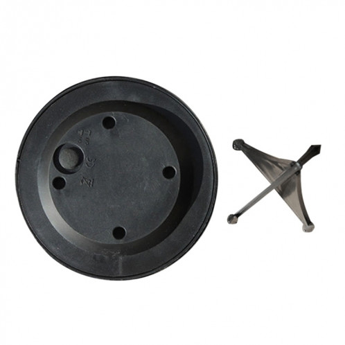 2 PCS 8 LED IP44 imperméable à l'eau solaire enterré lumière, SMD 5050 lumière blanche chaude sous la lampe au sol en plein air chemin chemin jardin decking LED SH13WW1440-015