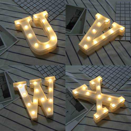 Lumière anglaise décorative de forme de lettre de l'alphabet C, batterie sèche sèche SH216C238-011