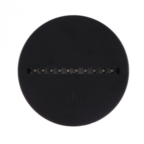 Style de vache 7 Décoloration des couleurs Lampe stéréo visuelle créative Commande de commutation tactile 3D Lumière LED Lampe de bureau Lampe de nuit Lampe de nuit SS62254-013