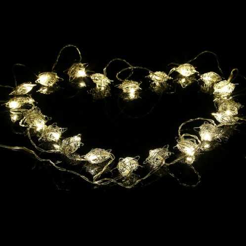 3m creux étoile prise USB LED romantique chaîne vacances lumière, lampe décorative fée de style adolescente 20 LED pour Noël, mariage, chambre à coucher (blanc chaud) SH33WW939-08