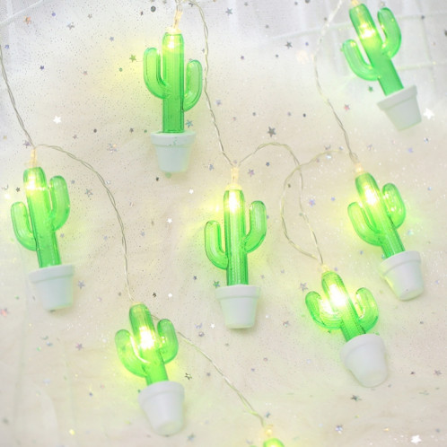 3m cactus en pot prise USB romantique LED chaîne vacances lumière, 20 LEDs adolescente style chaleureuse fée décorative lampe pour Noël, mariage, chambre à coucher (blanc chaud) SH41WW526-05