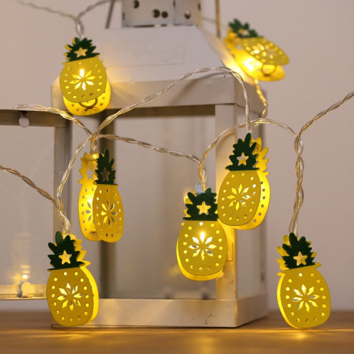 3m de fer à double face ananas prise USB romantique LED chaîne vacances lumière, 20 LEDs adolescente style chaleureuse fée décorative lampe pour Noël, mariage, chambre à coucher (blanc chaud) SH48WW420-03