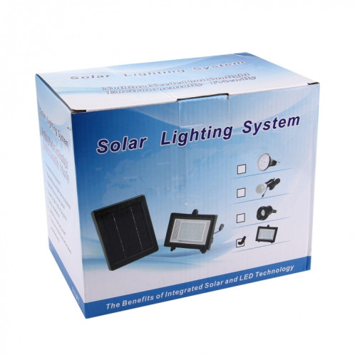 Projecteur blanc chaud imperméable de la lumière LED 3W IP55, lampe de 60 LEDs 200LM avec le panneau solaire SH42WW404-013