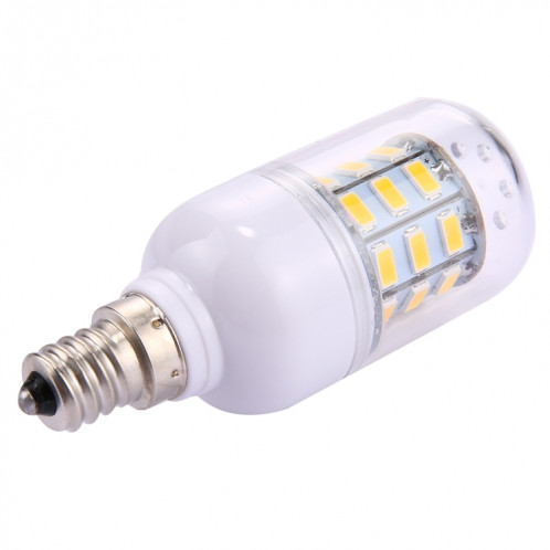 E12 lumière chaude de maïs de 3W LED blanche, ampoule de 30 LEDs SMD 5730, CA 220-240V SH27WW31-011