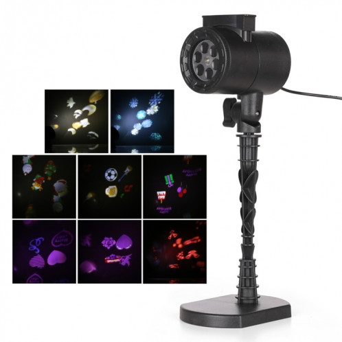 Blinblin CPF-LM401 4W IP65 imperméabilisent la lumière de paysage de coquille d'ABS de lumière blanche, lampe extérieure de pelouse avec des modèles de 8 groupes SH72621175-012