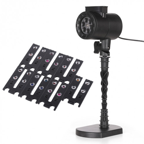 Blinblin CPF-LM401 4W IP65 imperméabilisent la lumière de paysage de coquille d'ABS de lumière blanche, lampe extérieure de pelouse avec des modèles de 8 groupes SH72621175-012