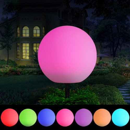 Esmartlive ES-BALL 30cm lumière colorée LED Ball Light avec télécommande, IP68 imperméable à l'eau LED décorative (blanc) SH732W1642-09