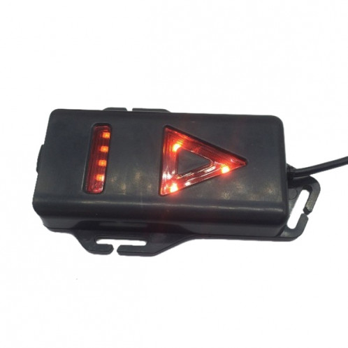 Lumière blanche torche lumière de sport en plein air, LED nuit lampe de poche feux de circulation lampe de poche USB charge (noir) SH800B1758-09