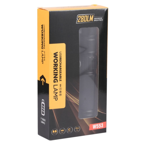 W553 280LM USB rechargeable mobile mobile work travail de secours, taille: 16,5 x 3,8cm SH783428-07