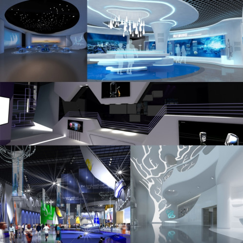 Panneau d'affichage de ventilateur à LED hologramme 3D, Contrôle de l'application WiFi, résolution d'affichage: 512 x 512 pixels SH7841310-015