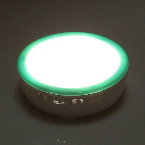 Veilleuse à capteur PIR à DEL de chargement USB R10, Lampe d'armoire d'éclairage de secours 4000K, distance du capteur: environ 3 m, DC 4.5V (bleu) SH850L28-012