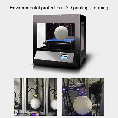 Lampe Jupiter 3D Print, Diamètre: 15cm, USB Touch Control 2-Color Changement de lumière à LED Éclairage à économie d'énergie avec socle en bois SH78921703-013