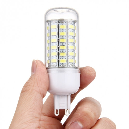 G9 5.5W 69 LED SMD 5730 Ampoule LED maïs, AC 100-130V (lumière blanche) SH48WL1723-011