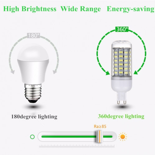 G9 5.5W 69 LED SMD 5730 Ampoule LED maïs, AC 100-130V (lumière blanche) SH48WL1723-011