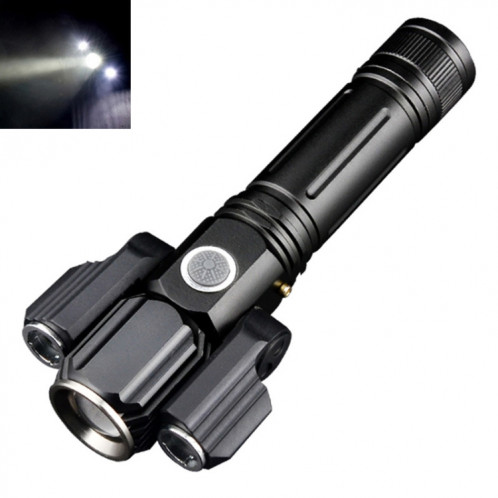 KS-737 Lampe de poche à DEL avec zoom T6 + XPE, étanche, avec 4 modes SH8805213-011