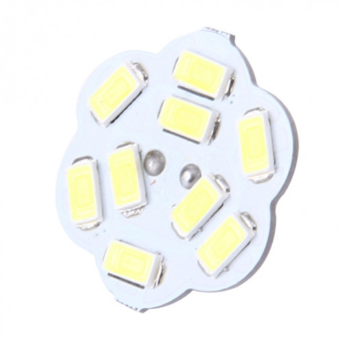 G4 9 LED SMD 5730 Fleur Lampe décorative pour la décoration intérieure / extérieure, DC / AC 12-24V, Pinches arrière (lumière blanche) SH72WL747-07