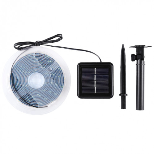 Lumière actionnée solaire imperméable blanche de bande de corde de 3m IP65 LED, lumière de fée de décoration de 90 LED SMD 2835 SH70WL1460-010
