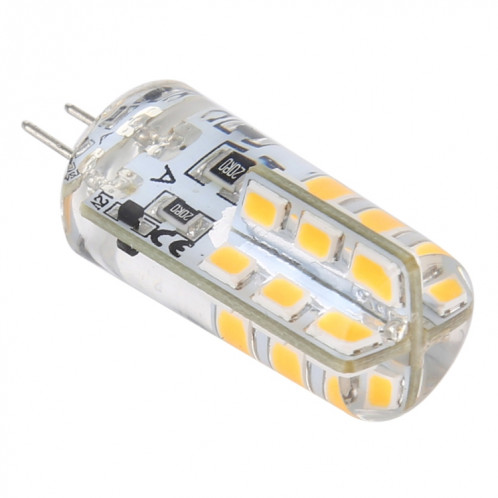 G4 SMD 2835 Ampoule de maïs 24 LED LED, DC 12V (blanc chaud) SH72WW1835-07