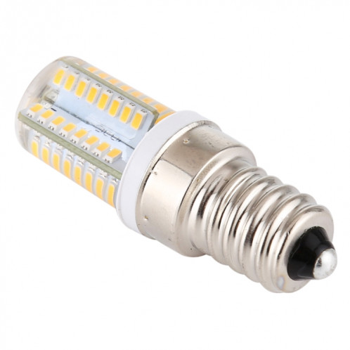 E14 SMD 3014 64 LED Dimmable LED Corn Light, AC 220V (Blanc Chaud) SH74WW1259-06