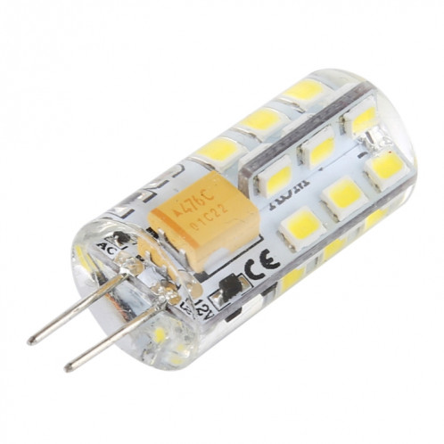 G4 SMD 2835 Ampoule de maïs à 24 LED, AC 12V, DC 12-24V (lumière blanche) SH76WL548-07