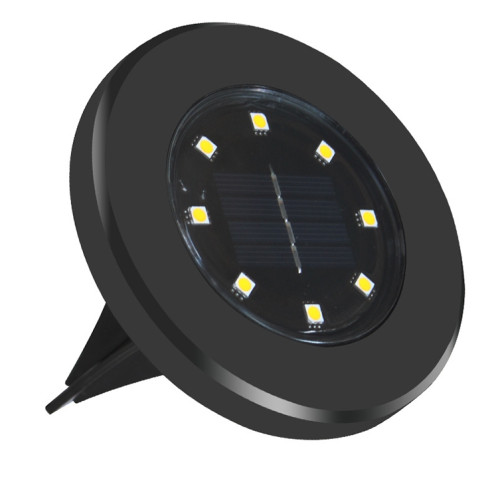 4 PCS 8 LED IP65 Lampe enterrée à énergie solaire étanche Garden Villa Garden Lawn Projecteur décoratif (lumière blanche) SH26WL1298-011
