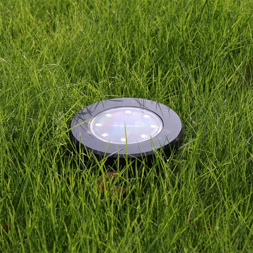 4 PCS 8 LED IP65 Lampe enterrée à énergie solaire étanche Garden Villa Garden Lawn Projecteur décoratif (lumière blanche) SH26WL1298-011