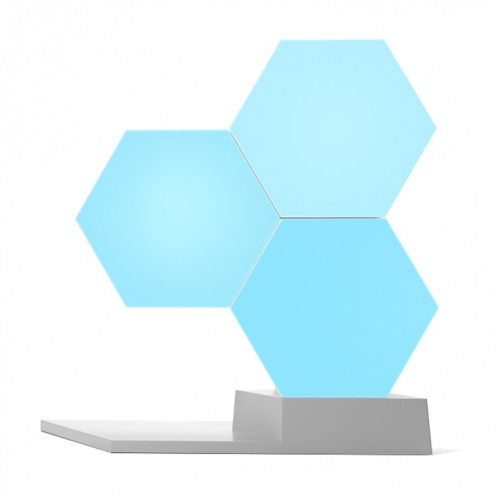 3 PCS / Set LifeSmart Creative Geometry Assembly Quantum Light avec Base, Smart APP Control / Voice Control SL9821989-013