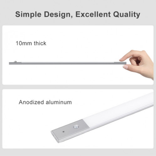Capteur de lumière sans fil d'origine Xiaomi Youpin EZVALO 1W + lumière de capteur de corps humain, lumière blanche chaude 3500K, longueur de 30 cm SX98331628-013
