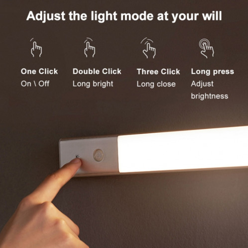 Capteur de lumière sans fil d'origine Xiaomi Youpin EZVALO 1W + lumière de capteur de corps humain, lumière blanche chaude 3500K, longueur de 30 cm SX98331628-013