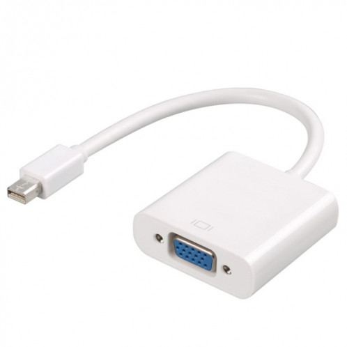 Adaptateur de câble Mini DisplayPort vers VGA 1080P (blanc) SH621W1363-04