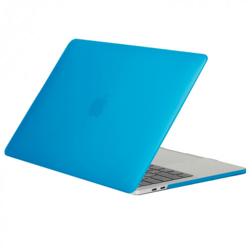 Pour 2016 Nouveau Macbook Pro 13.3 pouce A1706 & A1708 Ordinateur Portable Texture Givrée PC Cas de Protection (Bleu Foncé) SH052D862-06