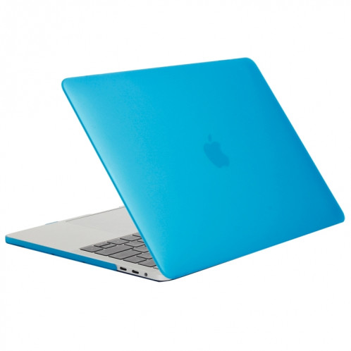Pour 2016 Nouveau Macbook Pro 13.3 pouce A1706 & A1708 Ordinateur Portable Texture Givrée PC Cas de Protection (Bleu Foncé) SH052D862-06