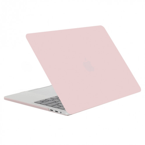 Pour 2016 Nouveau Macbook Pro 13.3 pouce A1706 & A1708 Ordinateur Portable Texture Givrée PC Cas de Protection (Rose) SH052F1329-06