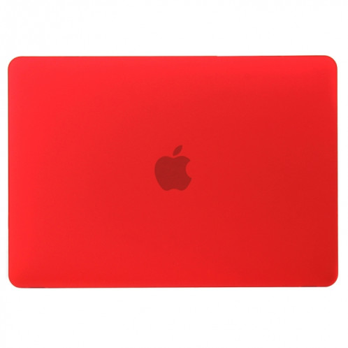 Pour 2016 Nouveau Macbook Pro 13.3 pouces A1706 & A1708 Ordinateur Portable Texture Givrée PC Cas de Protection (Rouge) SH052R1098-06