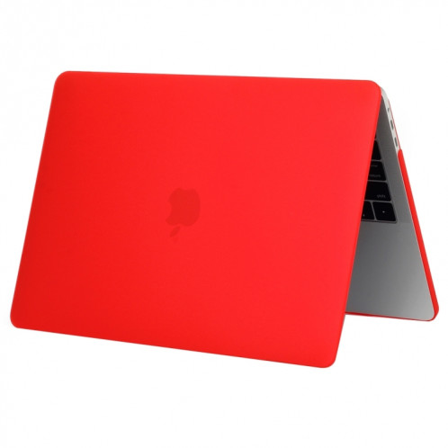 Pour 2016 Nouveau Macbook Pro 13.3 pouces A1706 & A1708 Ordinateur Portable Texture Givrée PC Cas de Protection (Rouge) SH052R1098-06