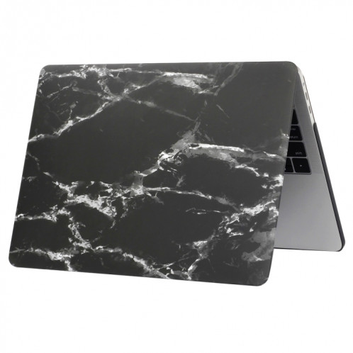 Pour 2016 Nouveau Macbook Pro 13.3 pouce A1706 et A1708 Noir Blanc Texture Marbre Motif Ordinateur Portable Stickers D'eau PC Cas de Protection SH053B1239-05