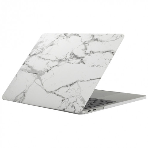 Pour 2016 Nouveau Macbook Pro 13.3 pouce A1706 et A1708 Blanc Noir Texture Marbre Motif Ordinateur Portable Stickers D'eau PC Cas de Protection SH053L1552-05