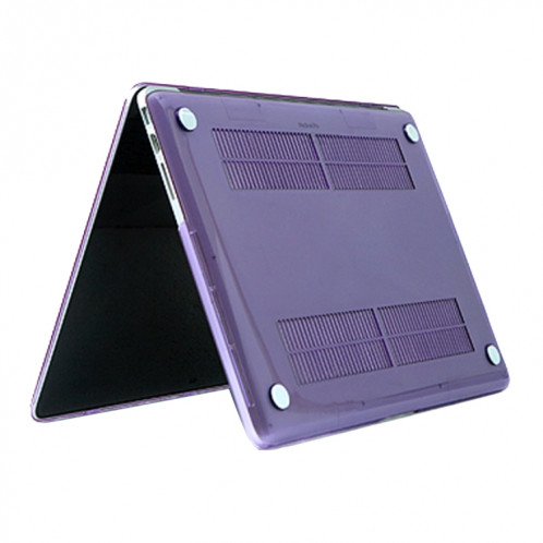 Pour 2016 Nouveau Macbook Pro 13,3 pouces A1706 & A1708 Ordinateur Portable Crystal PC Housse de Protection (Violet) SH055P1763-03