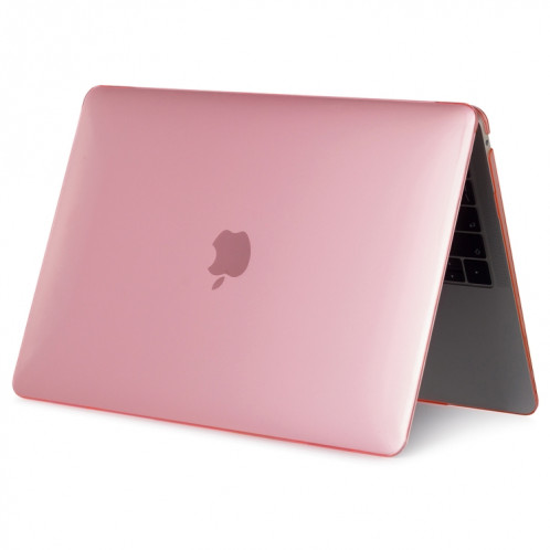 Housse de protection en cristal pour ordinateur portable pour MacBook Air 13,3 pouces A1932 (2018) (rose) SH211F687-04