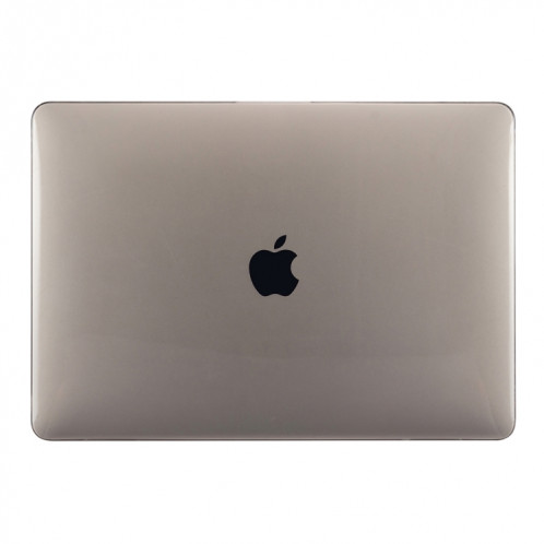 Housse de protection en cristal pour ordinateur portable pour MacBook Air 13,3 pouces A1932 (2018) (Gris) SH211H32-04