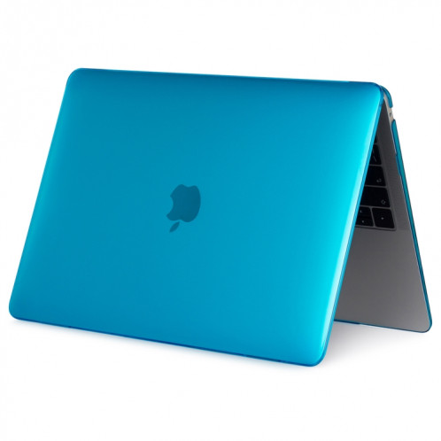 Housse de protection en cristal pour ordinateur portable pour MacBook Air 13,3 pouces A1932 (2018) (Lac Bleu) SH11LB628-04