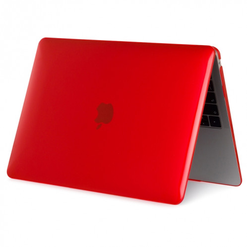 Housse de protection en cristal pour ordinateur portable pour MacBook Air 13,3 pouces A1932 (2018) (rouge) SH211R911-04