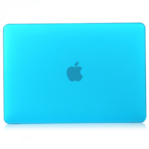 Etui de protection pour ordinateur portable de style mat pour MacBook Air 13,3 pouces A1932 (2018) (Bleu de lac) SH12LB1327-04