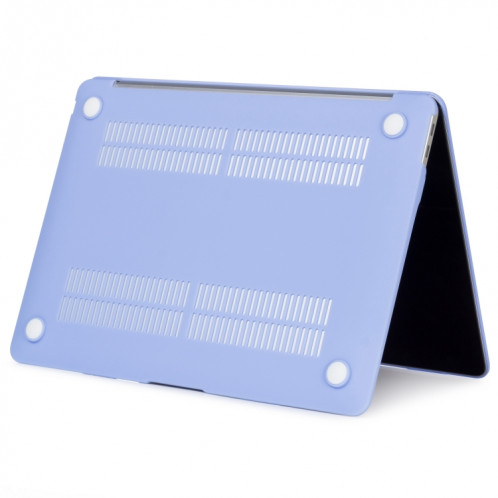 Etui de protection pour ordinateur portable de style mat pour MacBook Air 13,3 pouces A1932 (2018) (Bleu) SH212Y1932-04