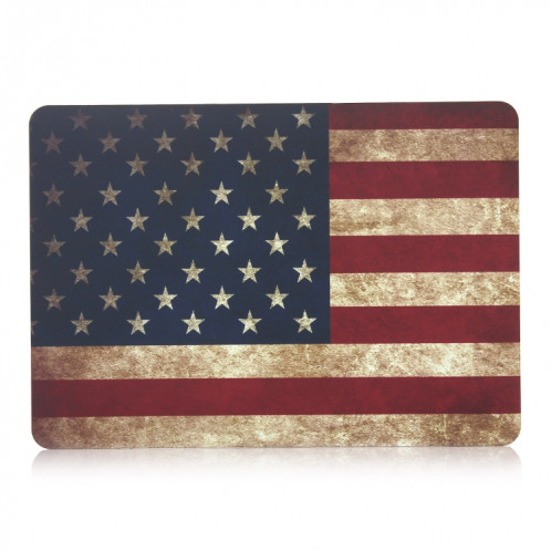 Étui de protection pour drapeau américain pour ordinateur portable de style bâton d'eau pour MacBook Air 13,3 pouces A1932 (2018) SH0214316-04
